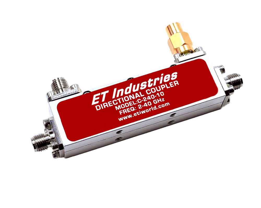 10 dB DIRECTIONAL COUPLERS, 0.4-50 GHz - ET Industries